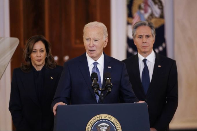 Joe Biden macht deutlich, dass er das Gaza-Abkommen als seinen Verdienst ansieht. Donald Trump erklärt es als seinen eigenen Sieg. biden