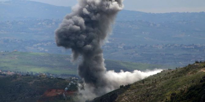 rauch raketenangriff hisbollah israel