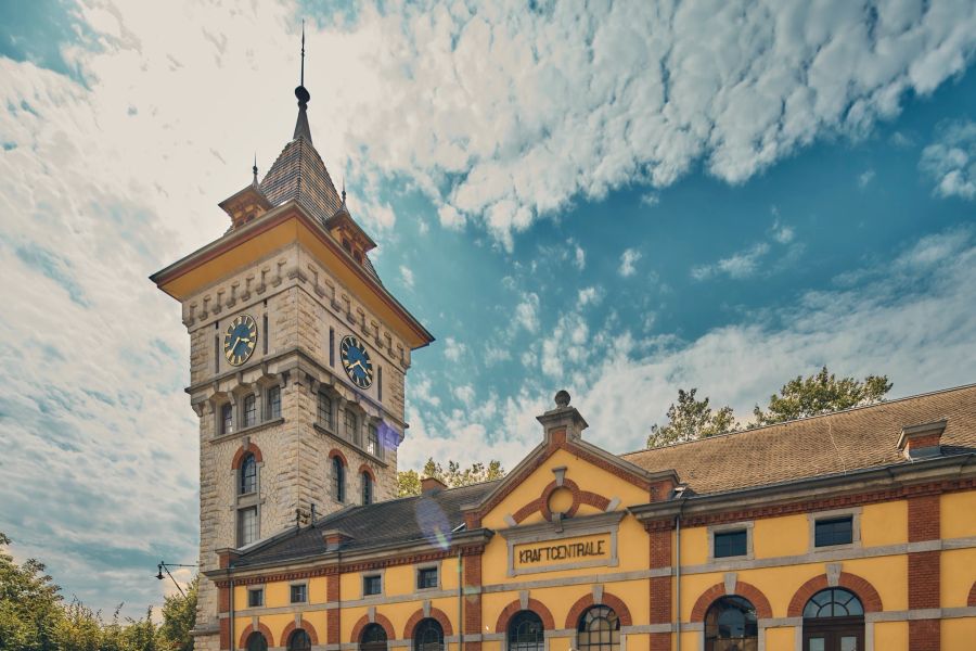 Schlieren Gaswerk Wasserturm