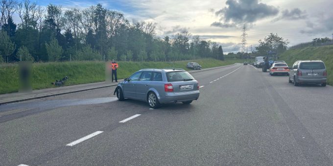 Mörschwil: Unfall zwischen zwei Autos. Mörschwil: Unfall