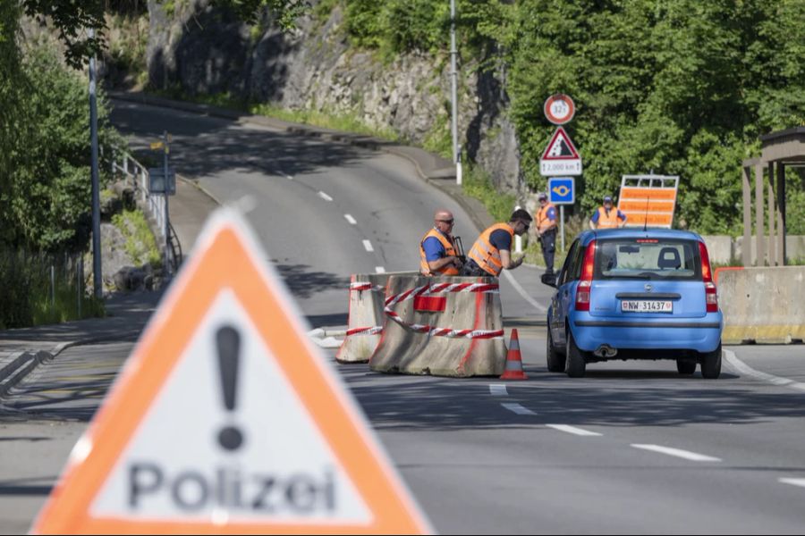 Seit Donnerstag ist der Berg abgeriegelt.