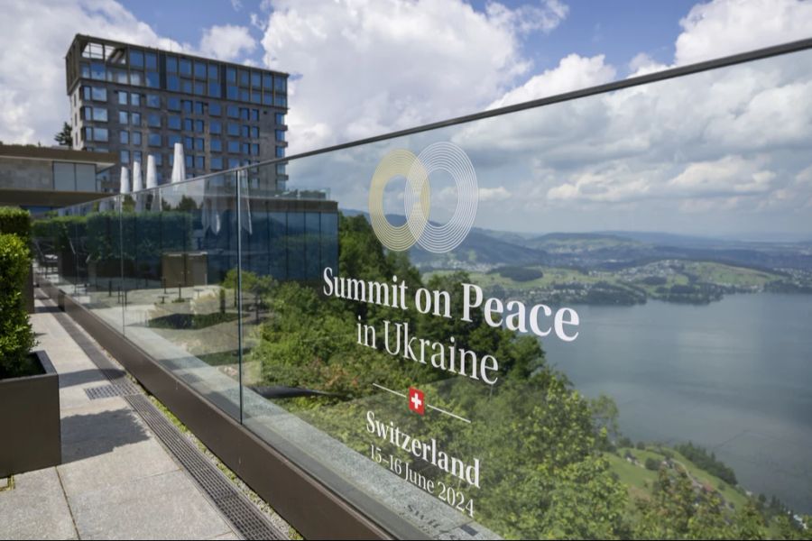 Auf dem Bürgenstock findet die Ukraine-Friedenskonferenz statt.