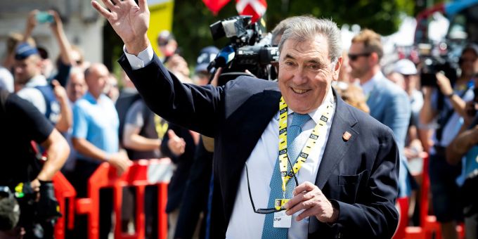 Eddy Merckx gratulierte Mark Cavendish zu dessen Rekord an der Tour de France. tour de france
