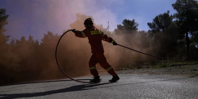 Waldbrände Feuerwehr