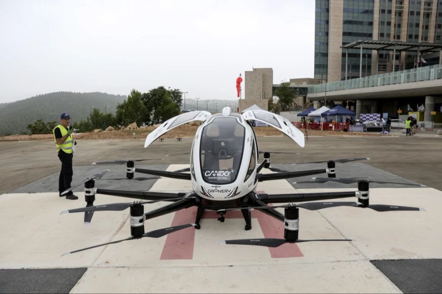 Auch in Israel wurde 2023 ein sogenanntes «eVTOL» ausgiebig getestet. (Archivbild)