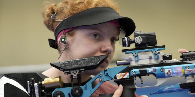 Audrey Gogniat holte an Olympia 2024 die Bronzemedaille. Olympia 2024