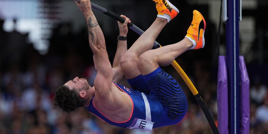 Stabhochspringer Anthony Ammirati scheiterte bei den Olympischen Spielen in seiner Heimat in der Qualifikation.