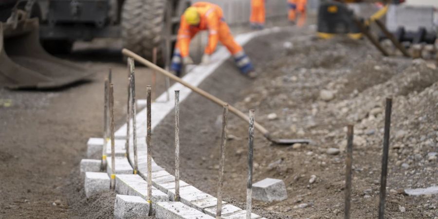 Baustelle Bauarbeiter Zürich
