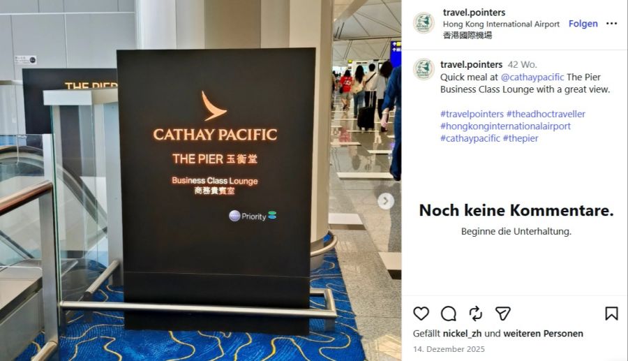Cathay Pacific, The Pier, Business (Hongkong).