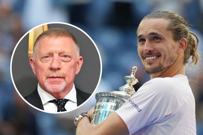 Alexander Zverev Boris Becker