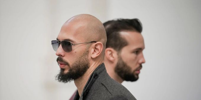 Die der sexuellen Gewalt angeklagten Brüder Tate wollten sich mit Kanye West und seiner Tochter North treffen. kim kardashian