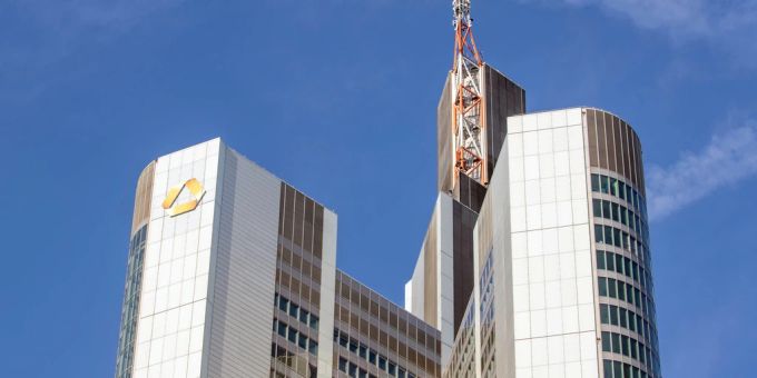 Die Zentrale der Commerzbank in Frankfurt. (Archivbild) Zentrale der Commerzbank