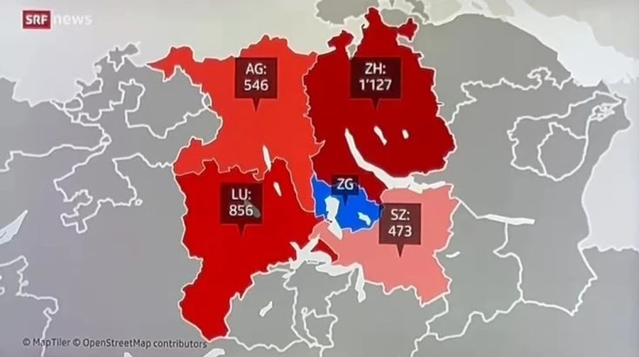 Eine grosse Anzahl der Weggezogenen haben sich eine Bleibe in den Nachbarkantonen gesucht.