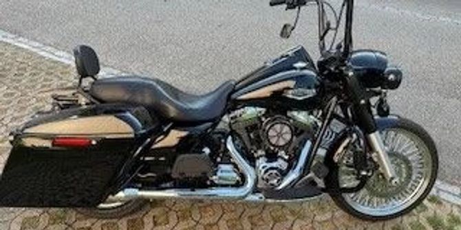 Harley gestohlen.