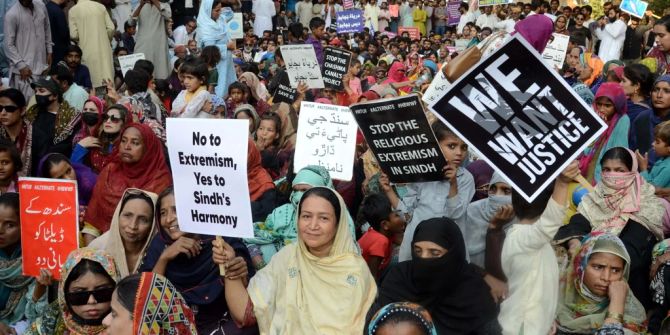 Demo in Pakistan