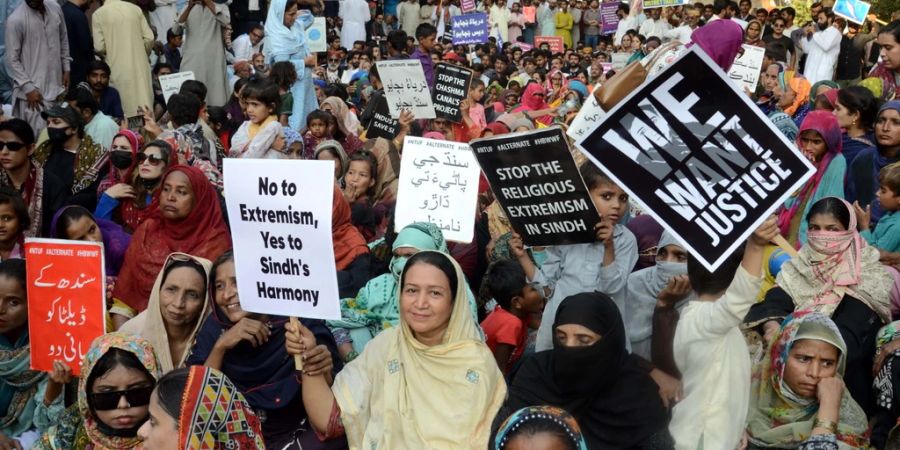 Demo in Pakistan