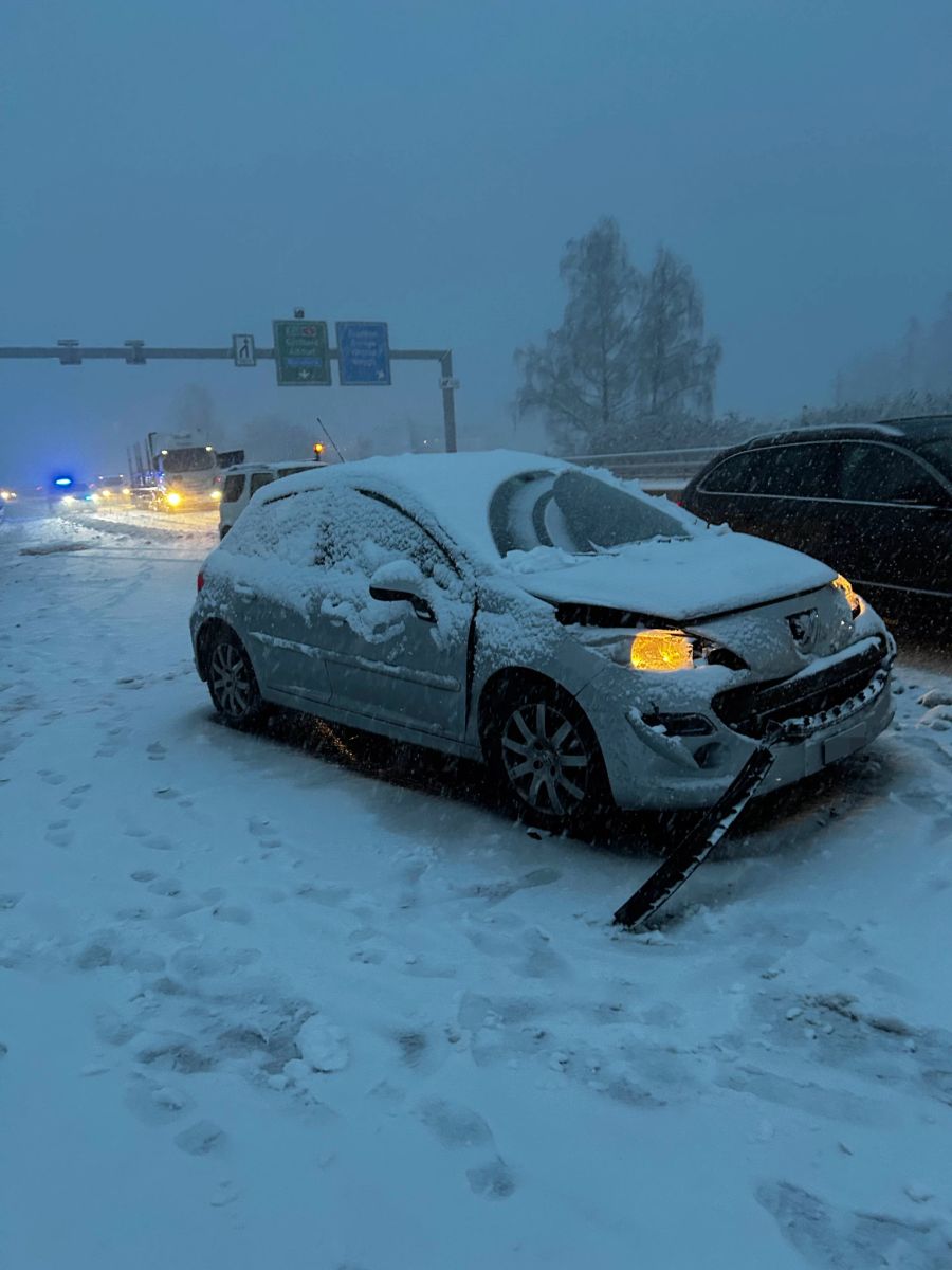 Sachschaden nach Unfall.