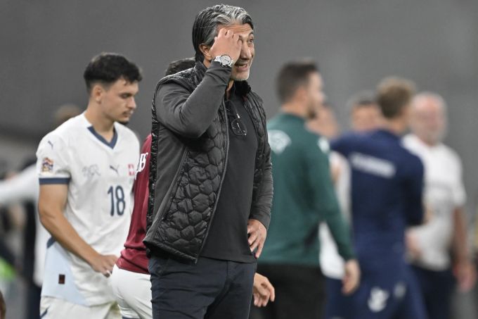 Murat Yakin beim 0:2 der Schweizer Nati gegen Dänemark. Murat Yakin