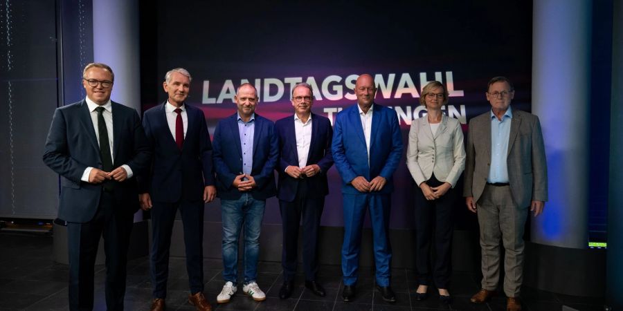 Immer wieder treffen die Spitzekandidaten im Wahlkampf aufeinander. (Archivbild)