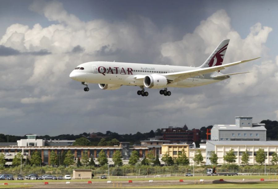 Kurz vor 7 Uhr morgens startete eine Maschine der Qatar Airways vom Flughafen Leipzig/Halle Richtung Kabul. (Archivbild)