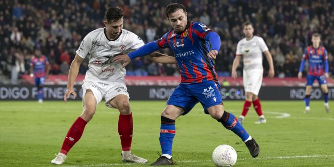 Xherdan Shaqiri (FC Basel) im Einsatz gegen den FC Winterthur. FC Basel FC Winterthur
