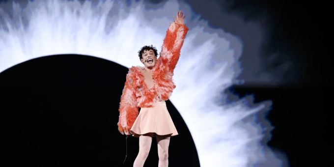 Nemo beim ESC-Sieg 2024 in Malmö. Nemo