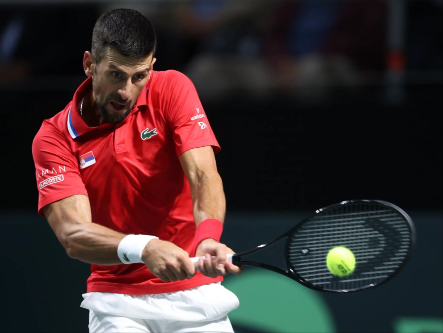 Novak Djokovic steht aktuell beim Davis-Cup für Serbien im Einsatz.