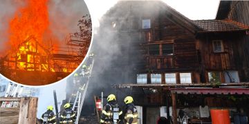 Am 2. Juni wurde bei einem Brand ein Gebäude in Niederglatt komplett zerstört.