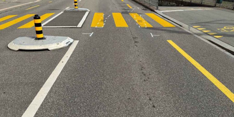 Die E-Scooter-Fahrerin überquerte die Strasse im Bereich des Fussgängerstreifens.