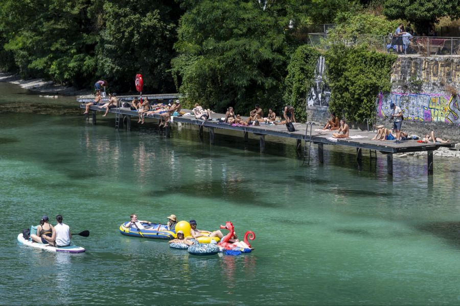 Bis am Samstag gibt es Höchsttemperaturen im Flachland um 30 Grad.
