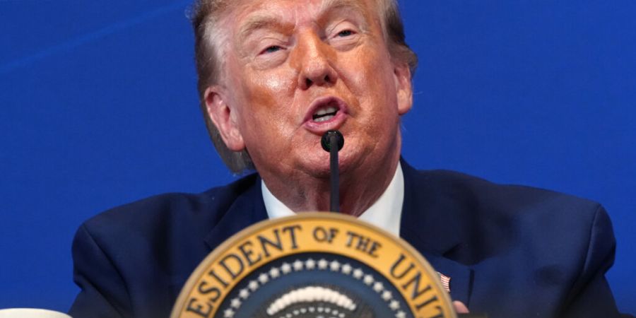 US-Präsident Donald Trump. Foto: Julia Demaree Nikhinson/AP/dpa/Archivbild