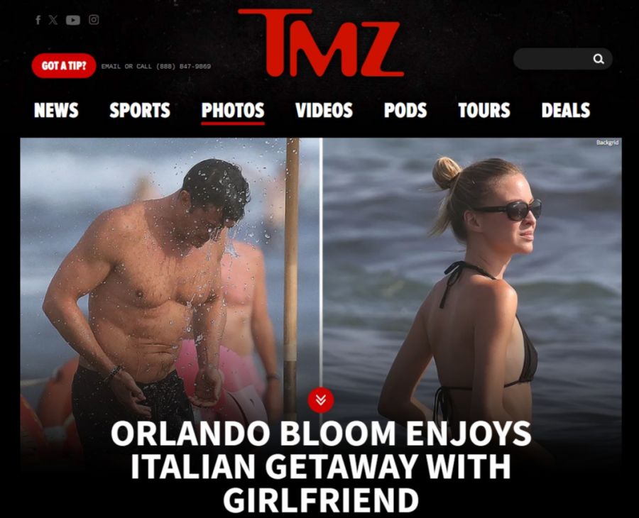 So berichtet "TMZ" über Orlando Bloom und seine Schweizer Freundin Luisa Laemmel.