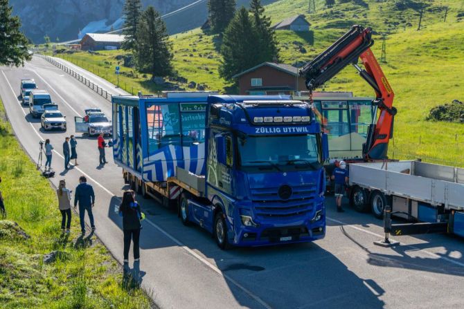 Säntis Kabine Transport