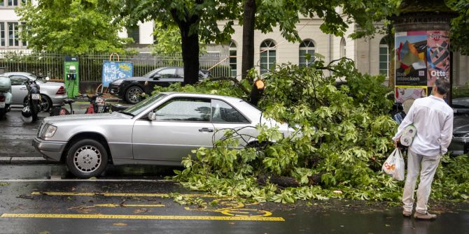 Unwetter Zürich