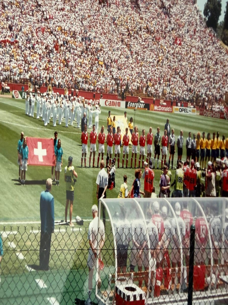 Gute Plätze für das Spiel Schweiz-Rumänien.