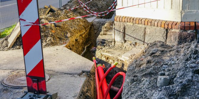 Werkleitung Wasserleitung Kanalisation Sanierung