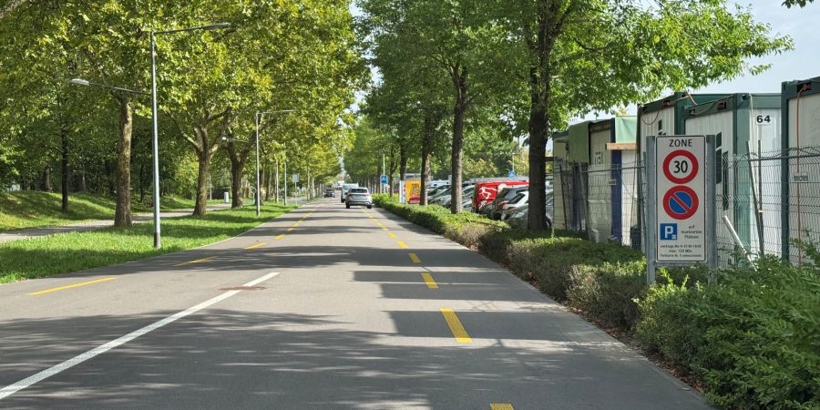 Tempo-30-Zone Allmendstrasse