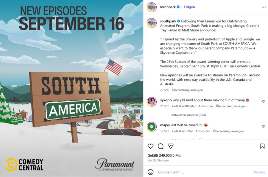 trump south park