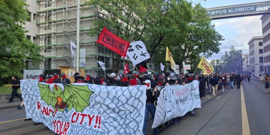 Proteste Basel Klybeck