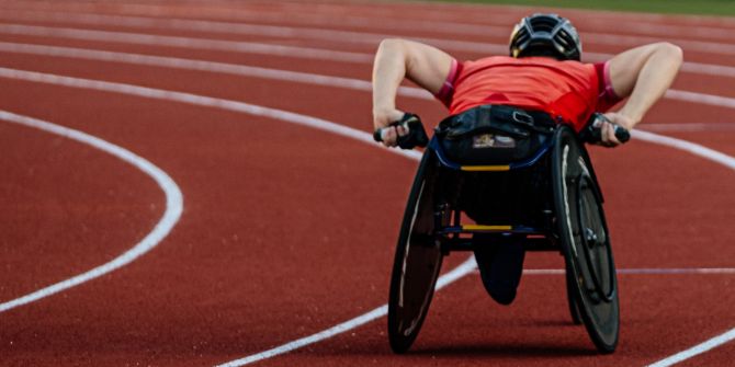 Leistungssport Rollstuhl Athlet