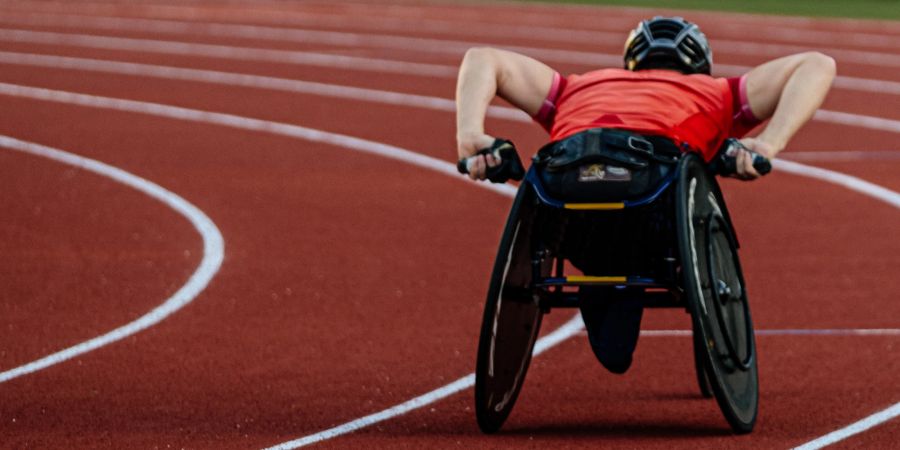 Leistungssport Rollstuhl Athlet