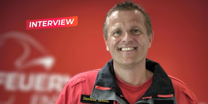 Dominik Graber, Kommandant der Feuerwehr Entfelden-Muhen. zvg