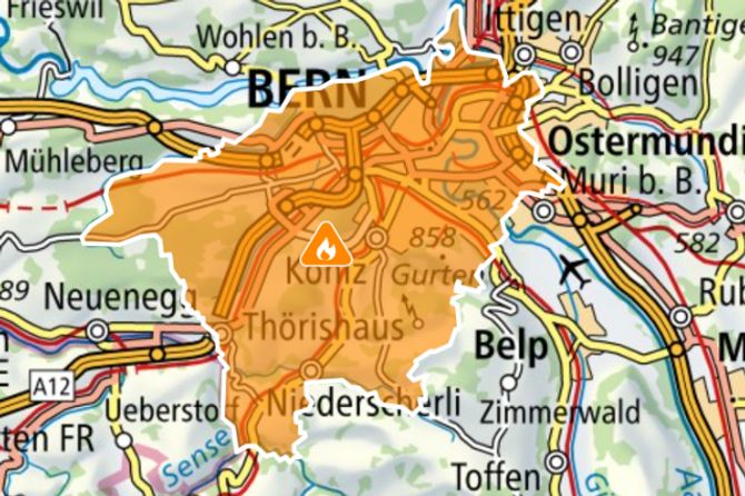 Köniz Bern Brand