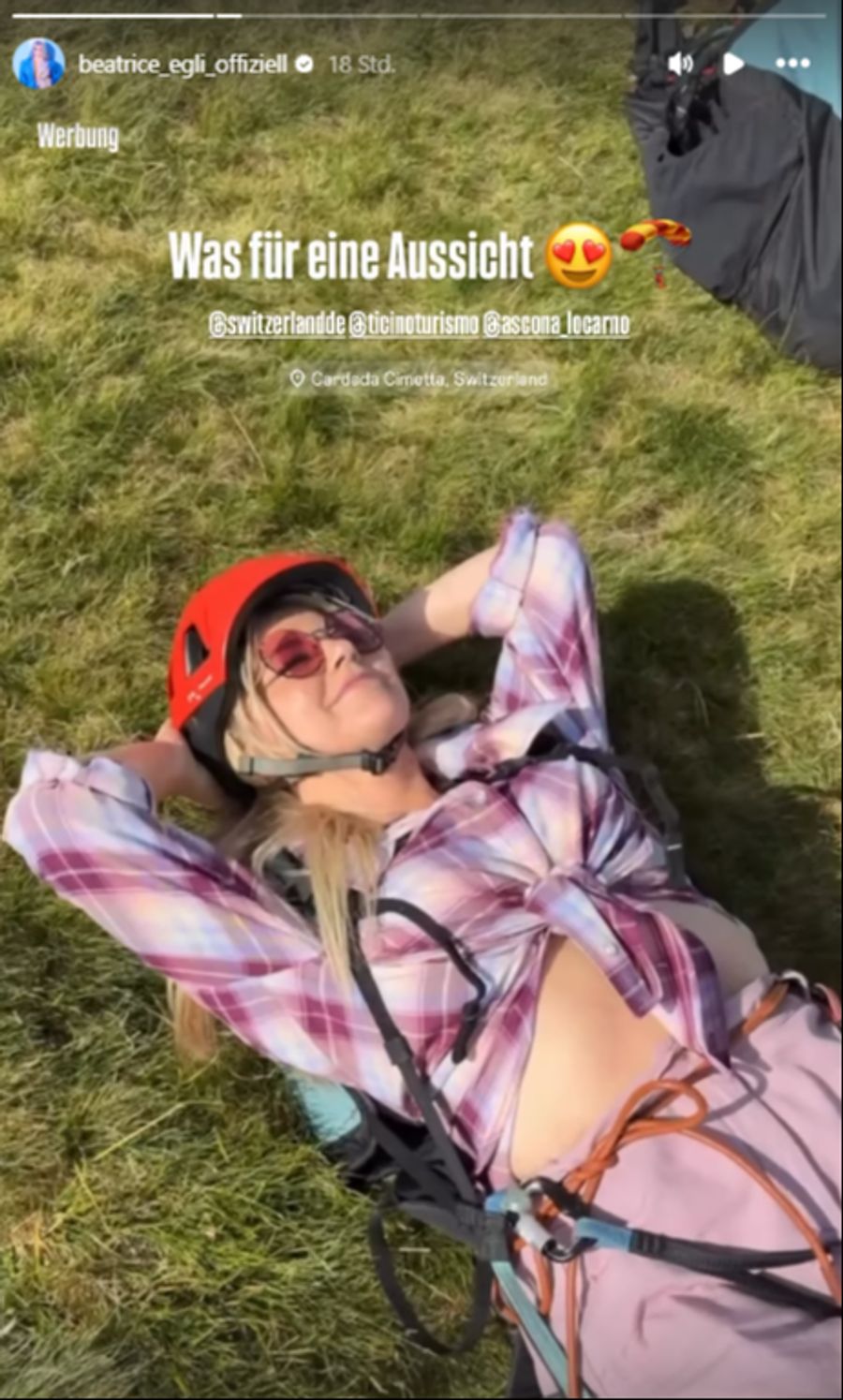 Sie versucht zu entspannen, doch das Abenteuer steht kurz bevor ...