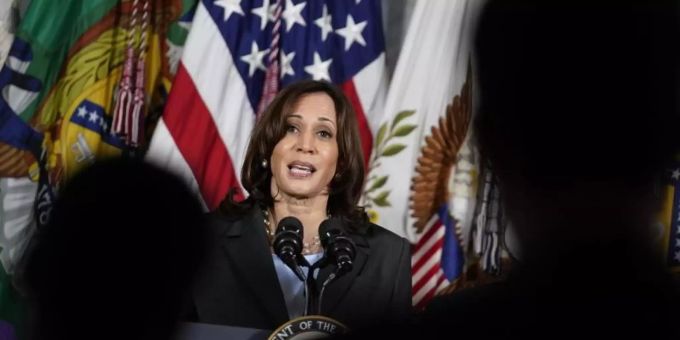 US-Vizepräsidentin Kamala Harris. Foto: Susan Walsh/AP/dpa US-Vizepräsidentin Kamala Harris. Foto: Susan Walsh/AP/dpa