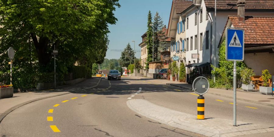 Die Spitalstrasse in Rüti (ZH).