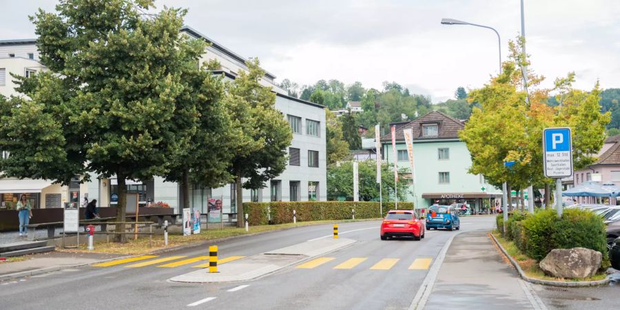 Die Mitteldorfstrasse in Gränichen.