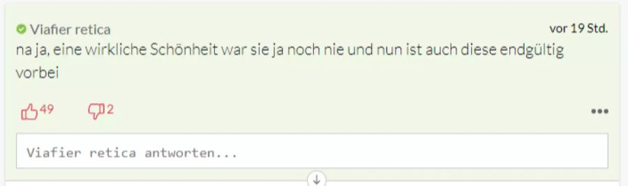 Allerdings finden sich auch einige Neider in den Nau.ch-Kommentaren.