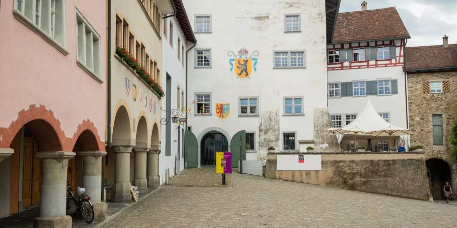 Der Dorfbrunnen auf dem Hofplatz in Wil (SG).