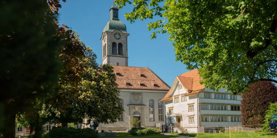 Die reformierte Kirche in Speicher (AR).